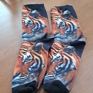 Tiger Print Unisex Socks